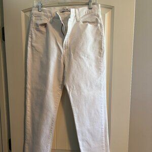 Joes Jeans White Straight Leg - size 29 - EC